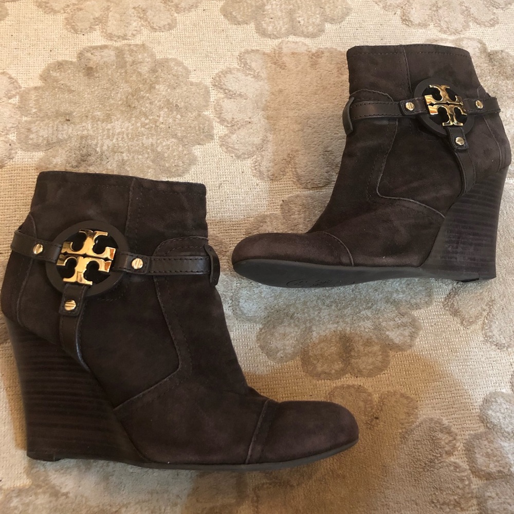 Tory Burch Suede Ankle Boot